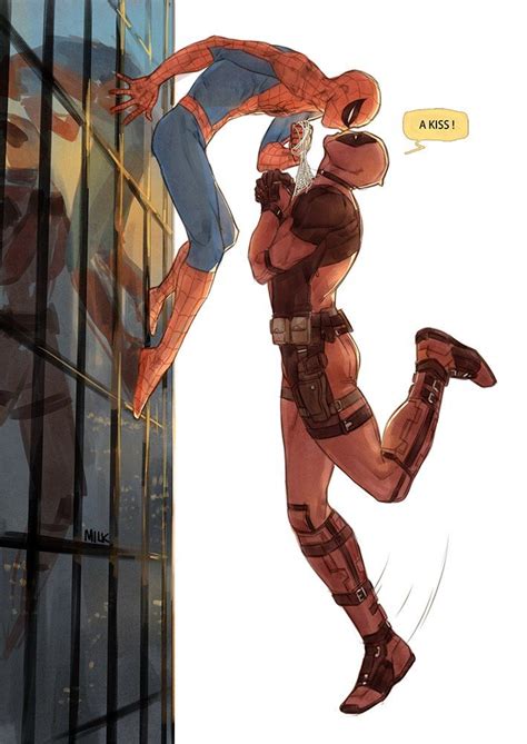 #Spideypool #Deadpool #Spiderman | Дэдпул, Смешные мстители, Персонажи ...