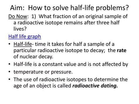 Image result for Solving Half-Life Problems