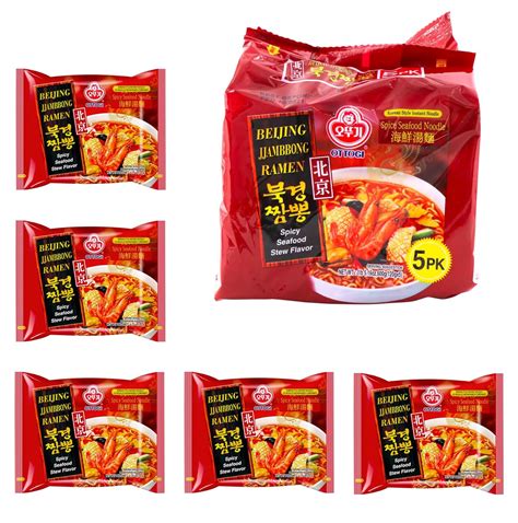 Ottogi Bookgyung Champong (5pc/pack) 오뚜기 북경 짬뽕 멀티팩 : Amazon.in: Video Games