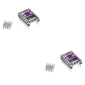 (2 pc) Pro3D DRV8825 Stepper Motor Driver with Aluminum Heat Sink ...