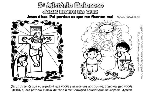 Tia Paula: Mistério Dolorosos - Rosário rezado, vivido e colorido!