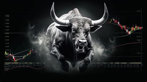 The Raging Bull Stock Market Wallpaper for Traders - Magicdecor®