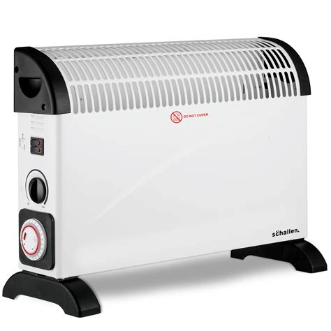 2000w Electric Convector Radiator Heater 3 Heat Settings Adjustable ...