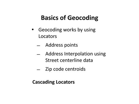 ArcGIS Geocoding Example 的图像结果