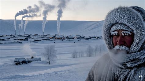 The coldest inhabited place on Earth can freeze your eyelashes in seconds