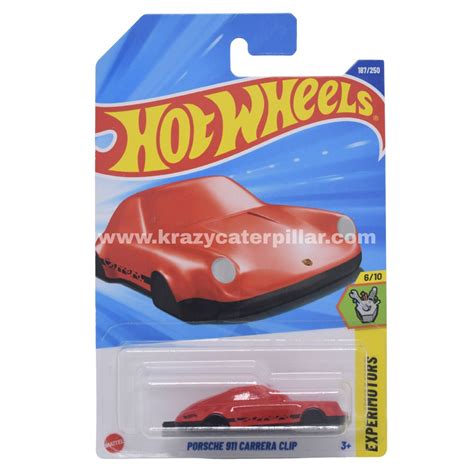 Hot Wheels Porsche 911 Carrera Clip-Keychain Red – Krazy Caterpillar