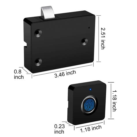 Smart Fingerprint Cabinet Lock – Keyless Biometric Drawer Lock for Hom ...