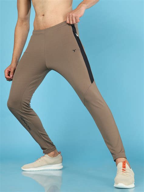 Men Slim Fit Trackpants with Techno Dry