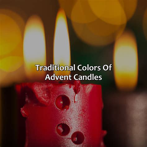 What Color Are Advent Candles - colorscombo.com