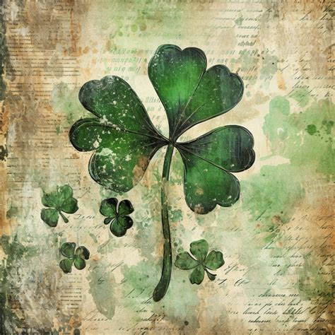 Vintage St. Patrick's Day Paper Art Free Stock Photo - Public Domain ...