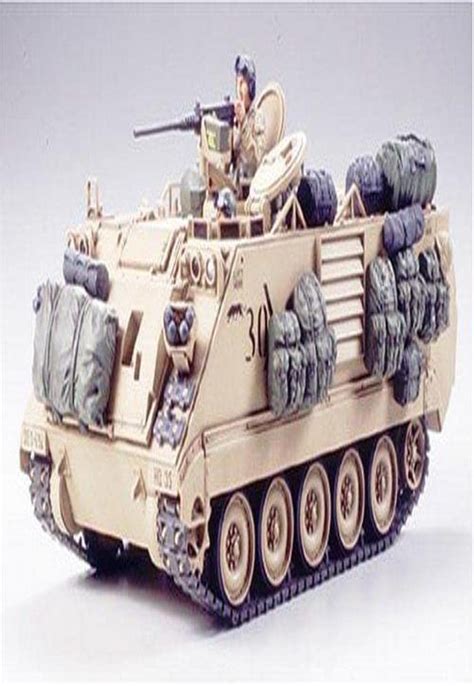 Tamiya M113A2 Armored Person Carrier Desert Version : Amazon.in: Toys ...