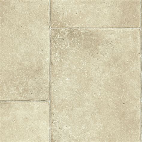 Cream Aged Stone Tile Style Primo Vinyl Flooring – More For Your Floor UK