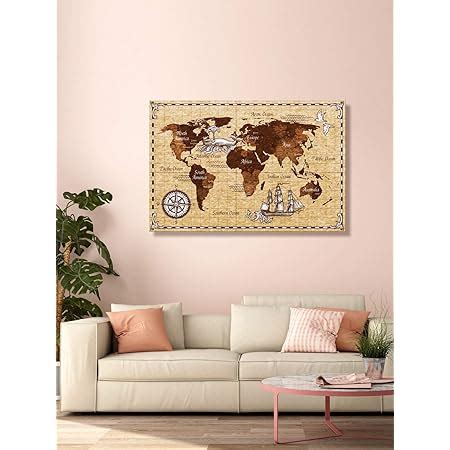 TECHBITE Multiple Frames Split Painting on 5 mm White Sun Board. World ...