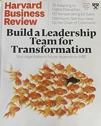 Harvard Business Review January-February 2022 Build Leadership Team For ...