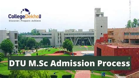 DTU M.Sc Admission 2022 - Dates, Eligibility, Application Form, Seat ...