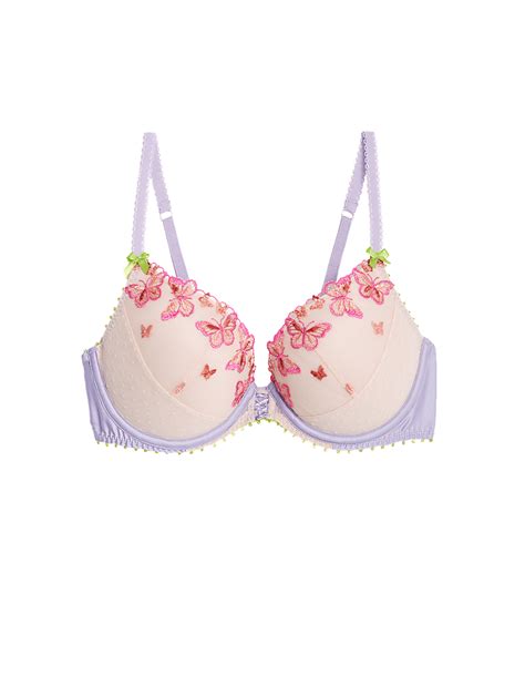 Aurelia Embroidery Wired Push-Up Bra A-E