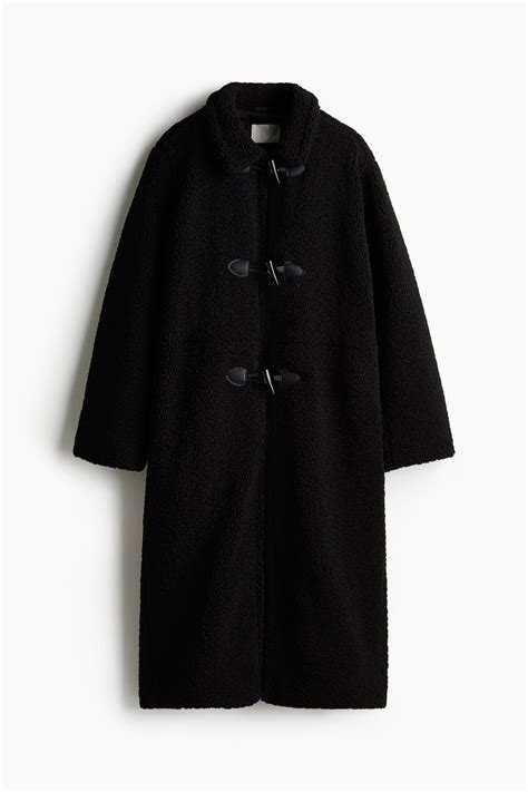 Teddy coat - Black - Ladies | H&M IN
