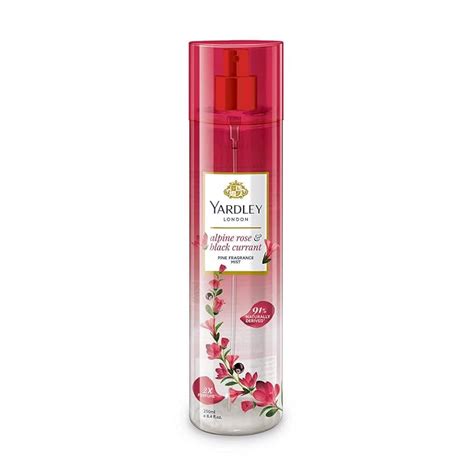 Yardley London Alpine Rose & Black Currant Fine Fragrance Mist Spray ...