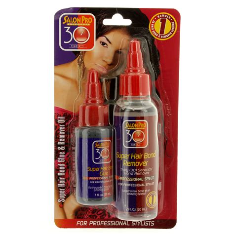Universal Beauty Salon Pro 30 Sec Hair Bond Glue and Remover Oil - Shop ...
