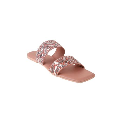 Buy Mochi Women Pink Party Slides Online | SKU: 35-1293-24-36 – Mochi Shoes