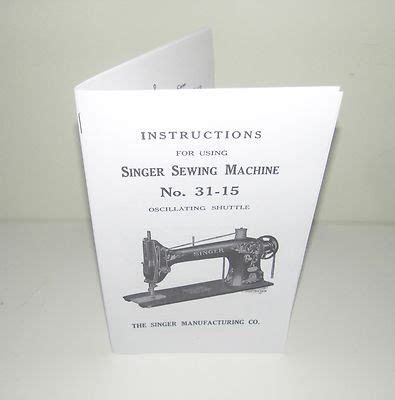 Image result for Singer Sewing Machine Operating Manuals
