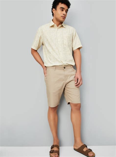 Buy Men Solid Regular Fit Shorts Online at just Rs. 899.0 ...