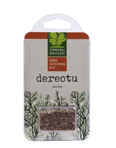 Osmanlı Bahçesi Dereotu Tohumu + Organik Solucan Gübresi