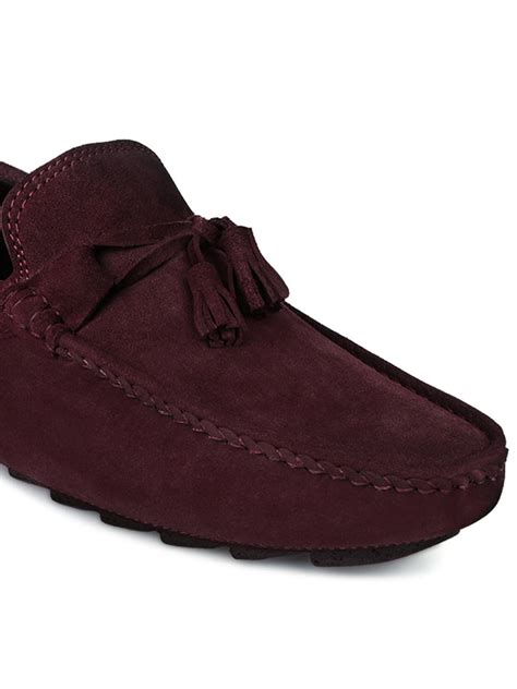 Buy Handmade Italian Suede Leather Penny Tassel Loafers - Louis Stitch
