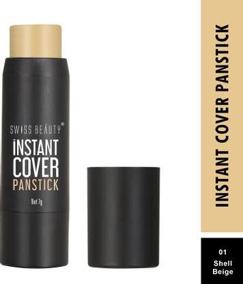 SWISS BEAUTY Instant Cover Panstick Concealer - (Shell Beige, 7gm ...