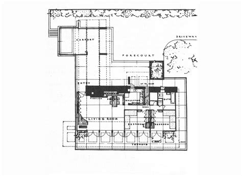 Frank Loyd Wright House Plans Single Story Home