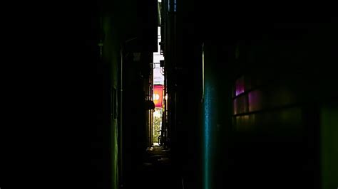 Wallpaper alley, light, dark hd, picture, image
