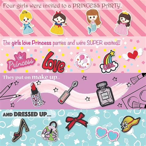HeyaZea 40pcs Cute Girls Iron On Patches Embroidered India | Ubuy