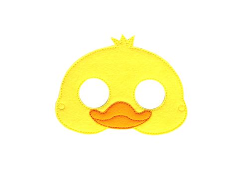 Kids Duck Mask Duck Costume Rubber Ducky Kids Face Mask | Etsy