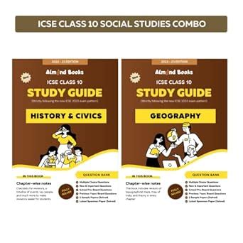 Almond Books ICSE Social Studies Combo For Class 10 (History Civics ...