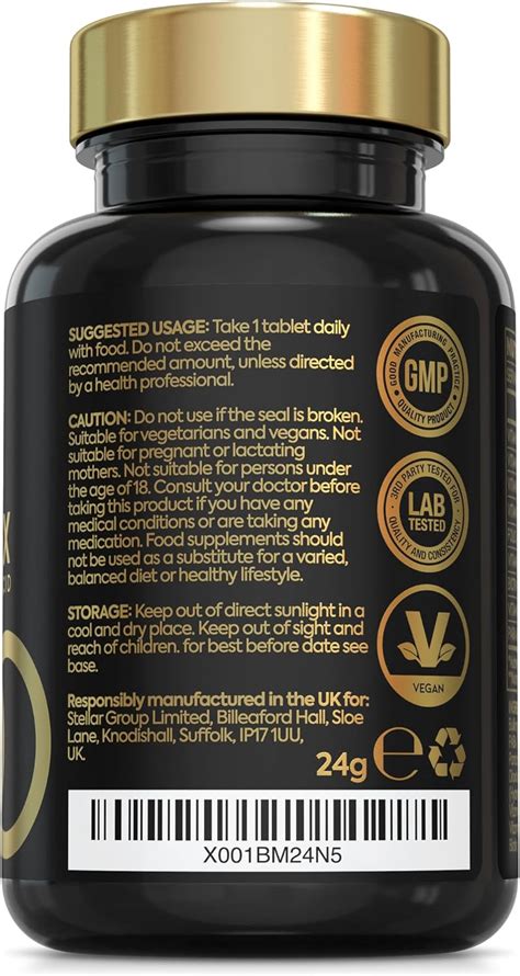 Oxford Organics Ultra Vitamin B Complex High Strength | 120 Vegan India ...