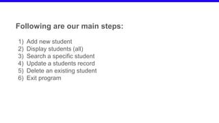 Image result for Student Management System C Program PDF