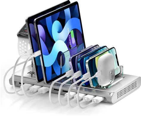 Amazon.com: Multi USB Charging Station Unitek 96W 10 Ports Fast ...