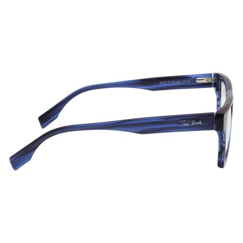 Buy TED SMITH Blue Square Premium Italian Acetate Frame For Unisex ...