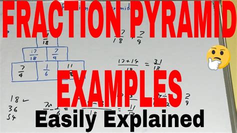 Image result for Math Pyramids Fractions