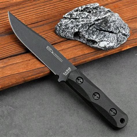 Outdoor Camping Hiking Self-Defense Knife, KBAR KE50 High Hardness ...