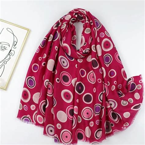 Sprinkle Cranberry Cotton Scarf – Vintage Velvet