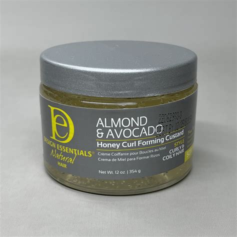 Design essentials natural almond & avocado honey curl forming custard ...