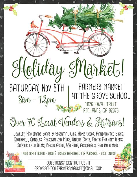10th Annual Holiday Craft Fair at the Farmers Market at the Grove ...