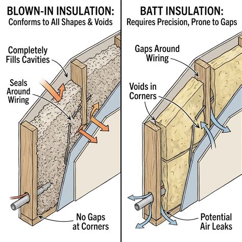 Blown-In vs Batt Insulation Comparison Costs R-Value & Guide | Smart ...