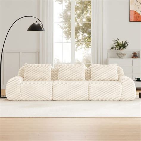 Misty Moon 114 Inch Modern Modular Sectional Sofa for Living Room ...