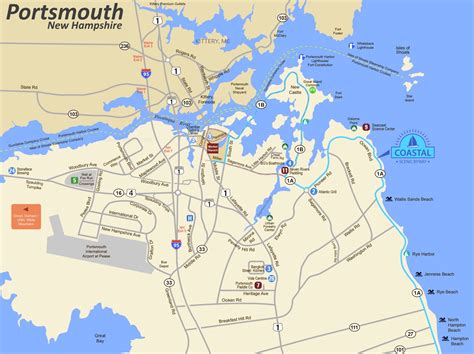 Portsmouth Map - New Hampshire, U.S. | Discover Portsmouth NH with ...