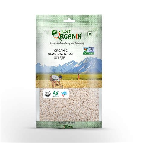 Just Organik - Organic Urad Dal Dhuli 1 Kg, 100% Organic | dhuli urad ...