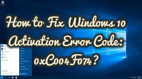 Image result for Fix Windows Error Code 0xc004f074