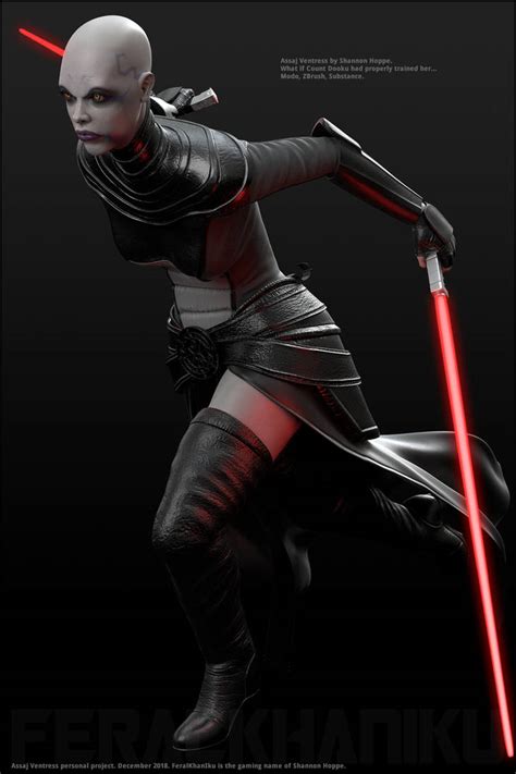 Assaj Ventress - Left View by shannonhoppe on DeviantArt