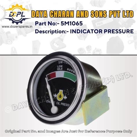 5M1065-INDICATOR-PRESSURE-Caterpillar-EXCAVATOR, INDUSTRIAL ENGINE ...
